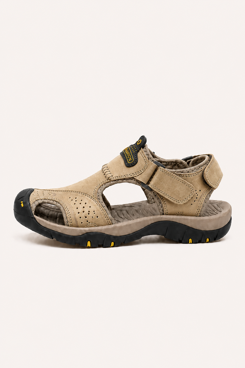 Sandalias hombre trekking puntera reforzada y velcro - Theo
