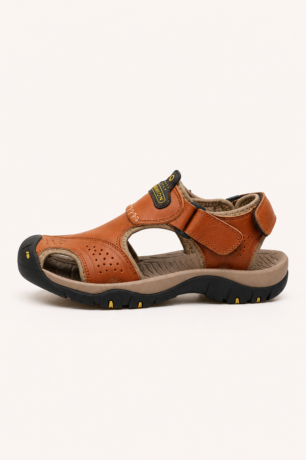 Sandalias hombre trekking puntera reforzada y velcro - Theo