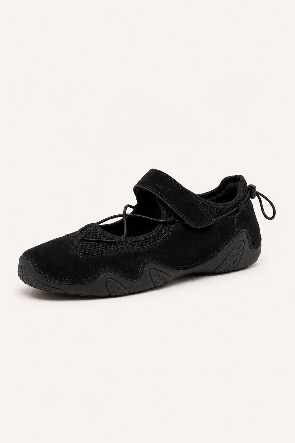 Bailarinas deportivas con tira ajustable y cordones elásticos - Riekerr