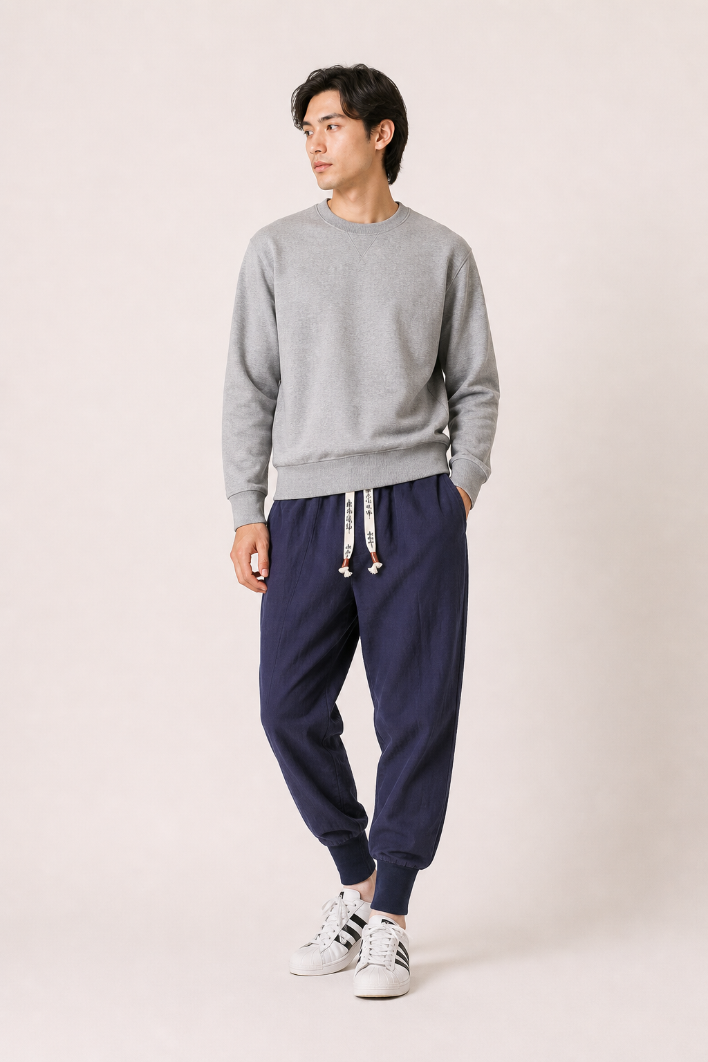 Pantalón jogger cintura elástica cordón ajuste cómodo diario - Rayan