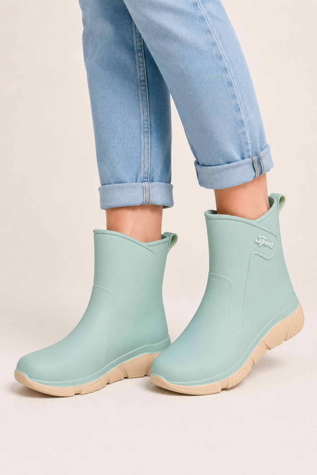 Botines impermeables para mujer cómodos y ligeros para lluvia - Helmira
