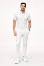 Pantalones chinos para hombre de corte recto y ajuste cómodo - Zigor