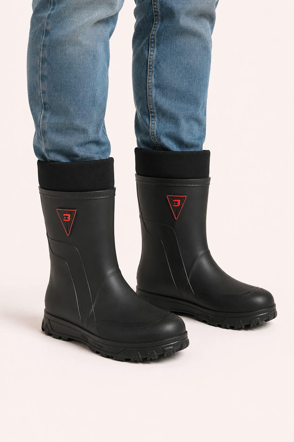 Botas de agua impermeables con forro cálido y suela antideslizante - Hector