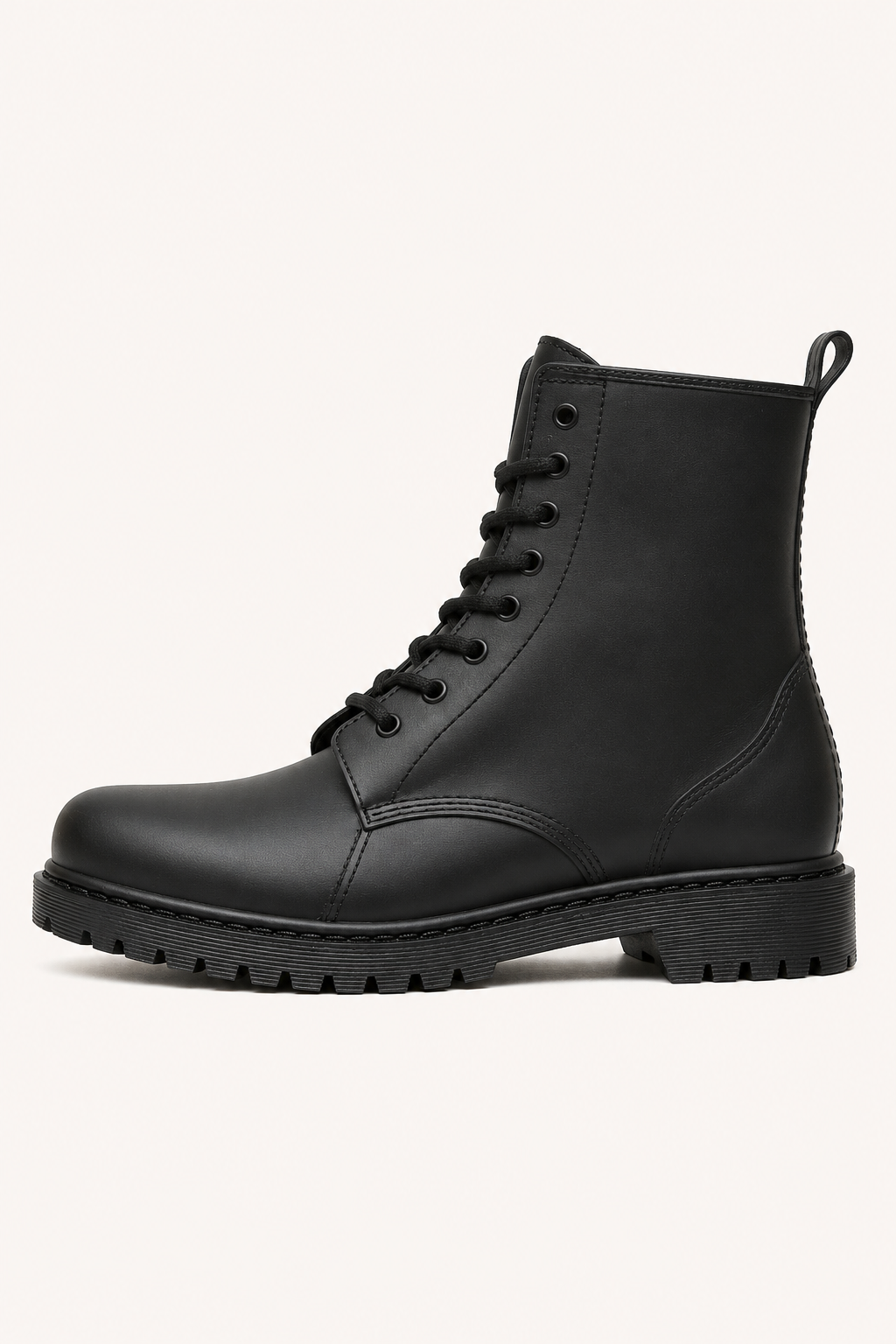 Botas impermeables de caña media con cordones y suela antideslizante - Fabric