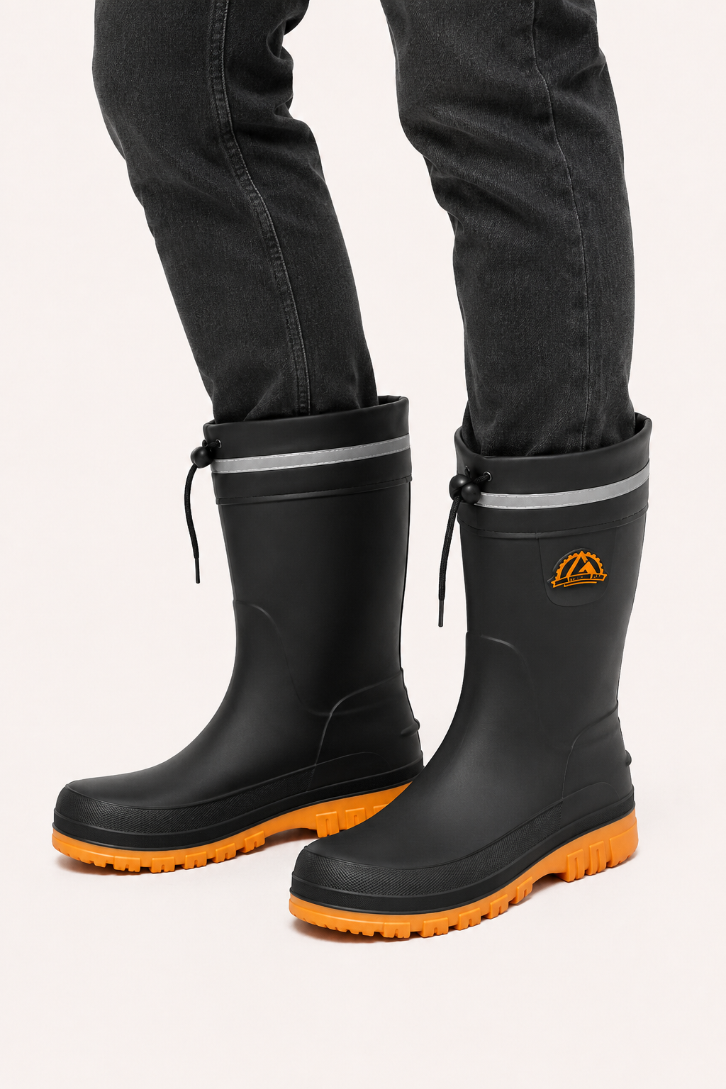 Botas de lluvia hombre media caña antideslizantes - Ryun