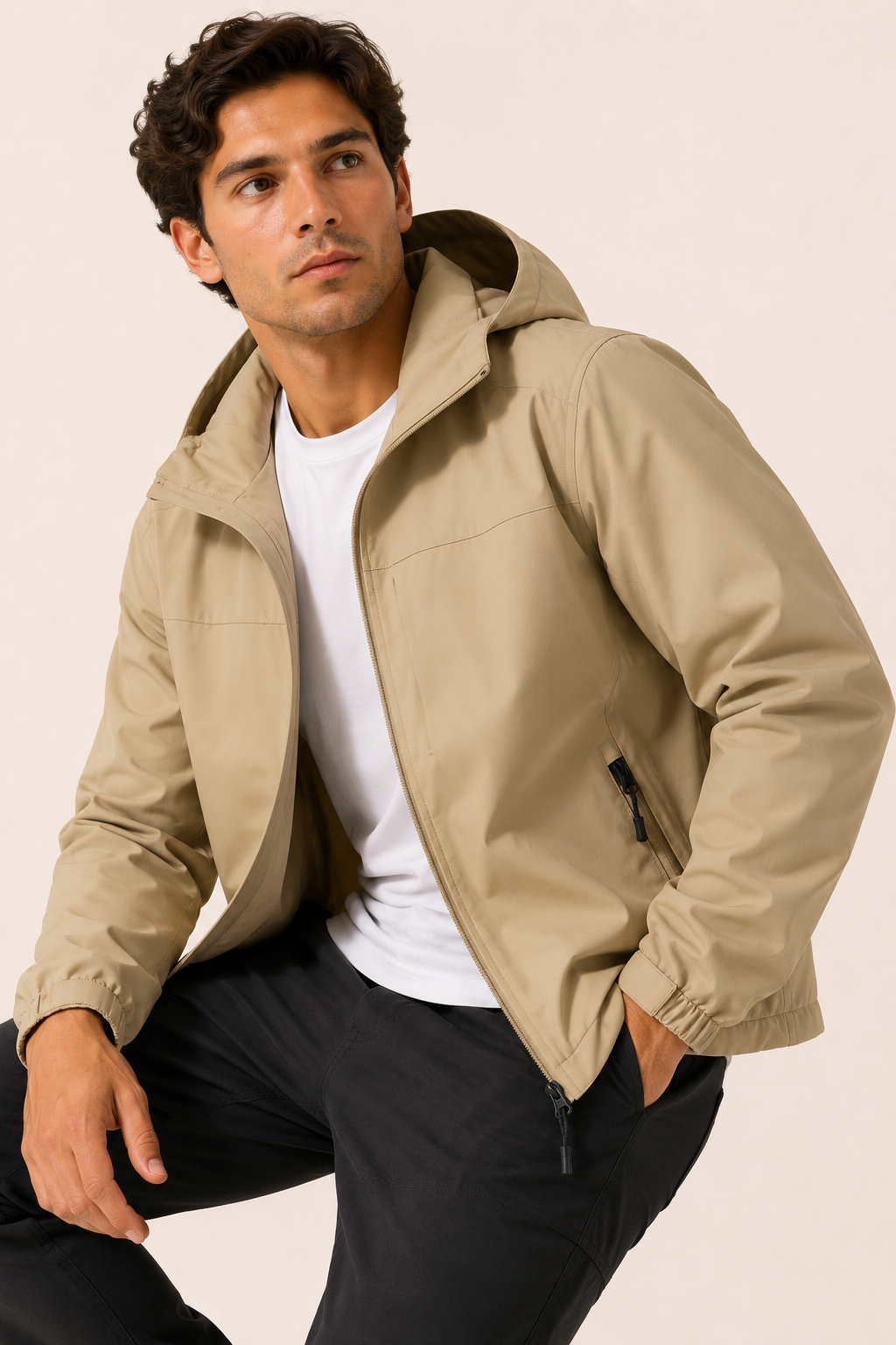 Chaqueta outdoor para hombre impermeable ligera con capucha - Millan