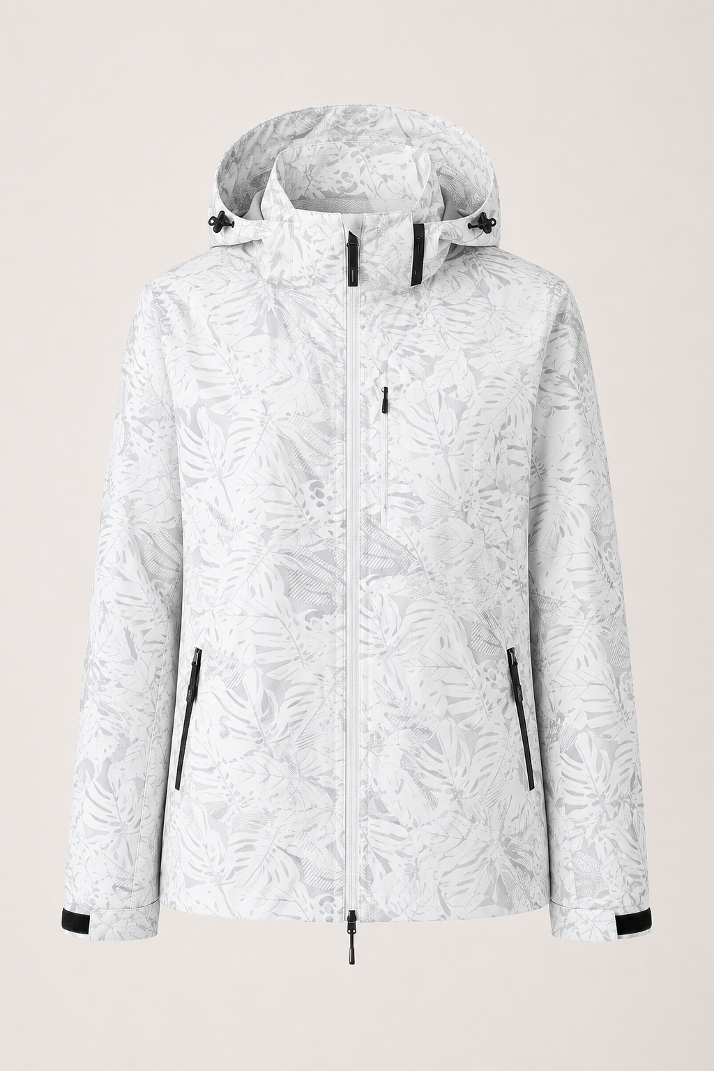 Chaqueta ligera cortavientos unisex con capucha y cierre de cremallera - Fassher