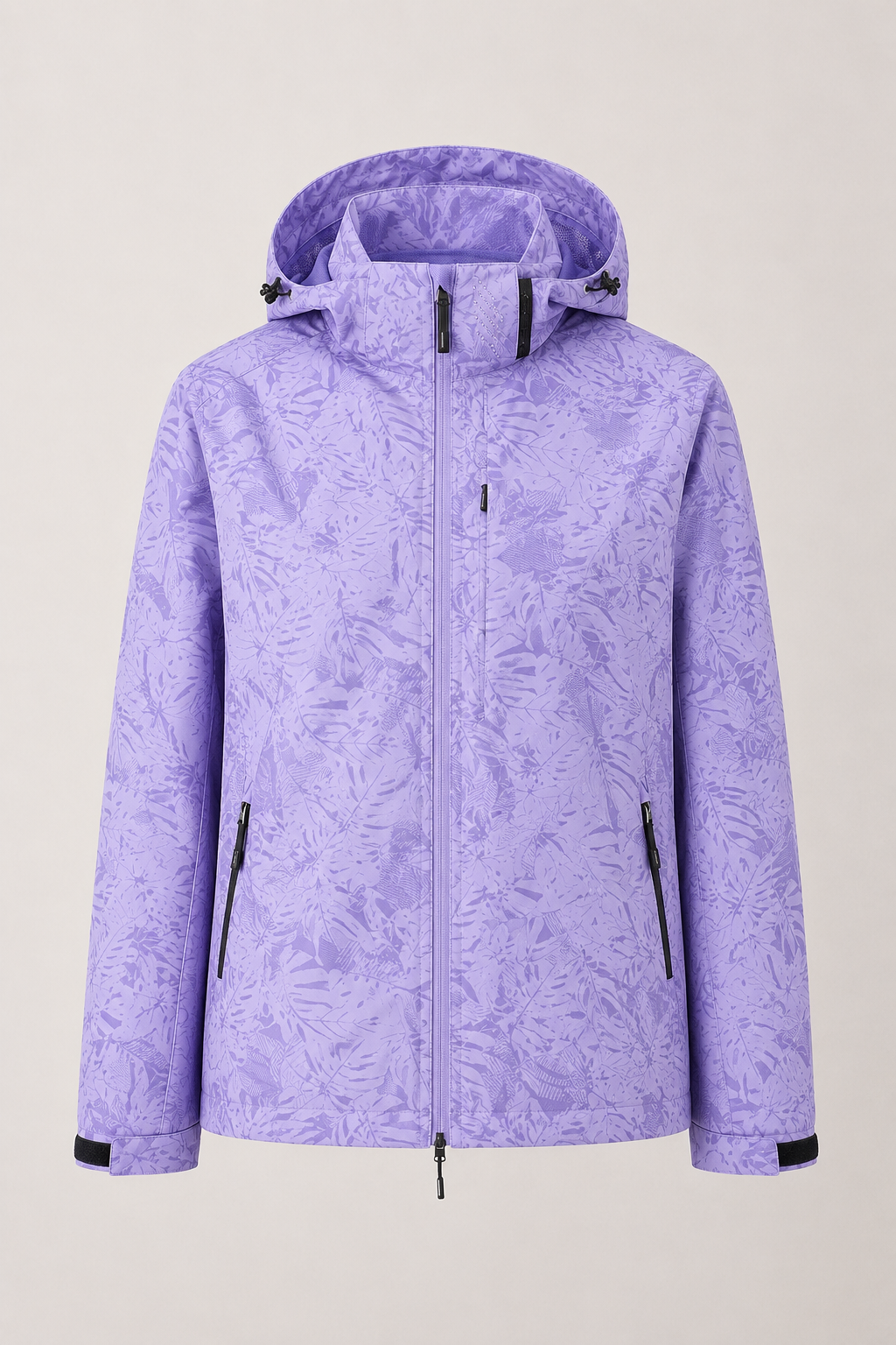 Chaqueta ligera cortavientos unisex con capucha y cierre de cremallera - Fassher