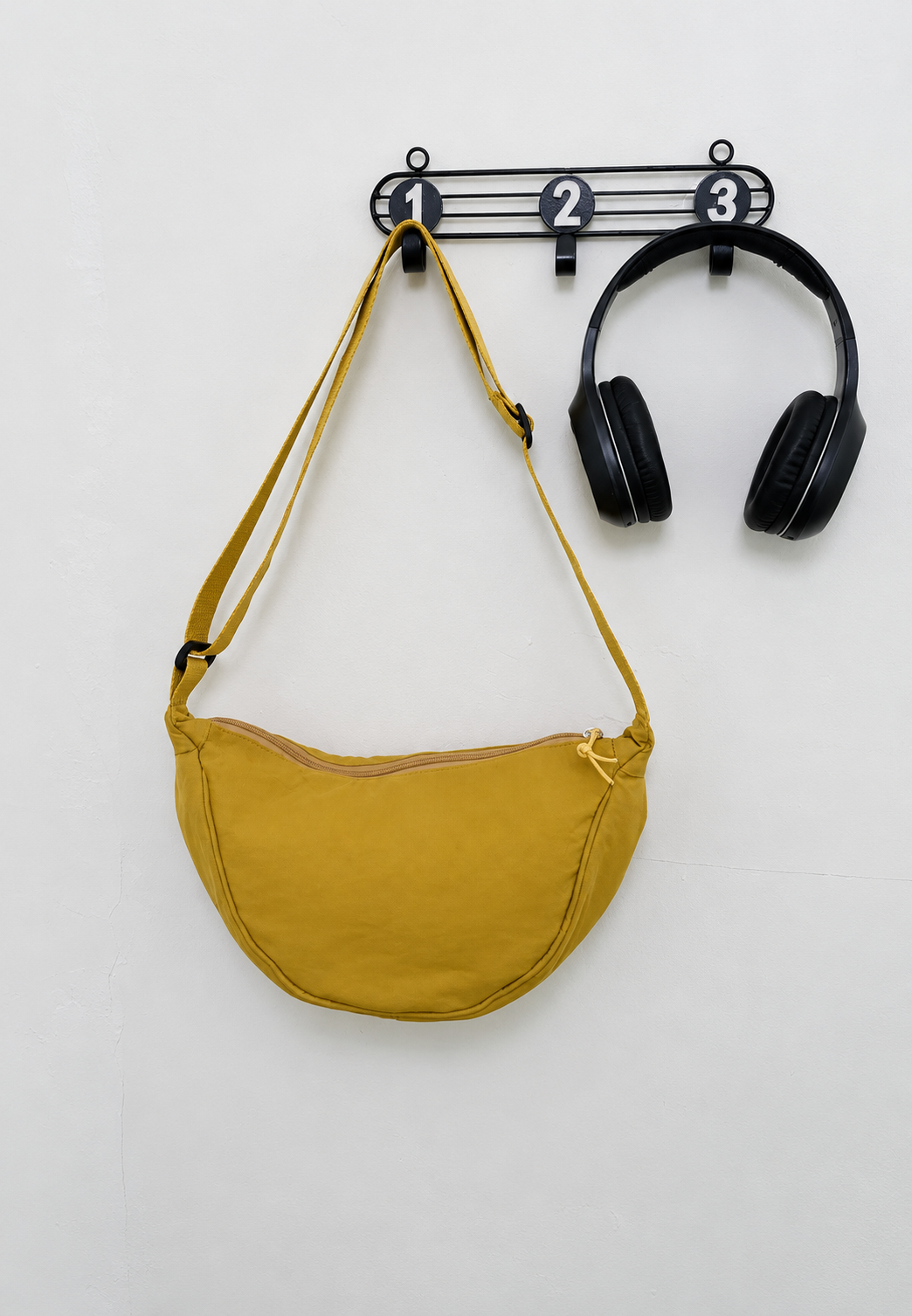 Bolso bandolera mujer nylon media luna correa ajustable - Nerea