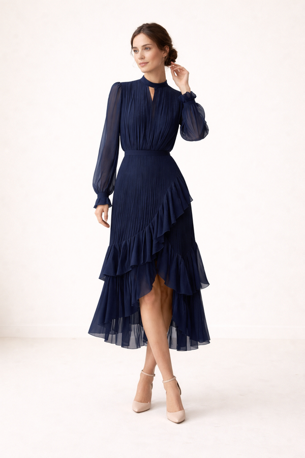 Vestidos plisados