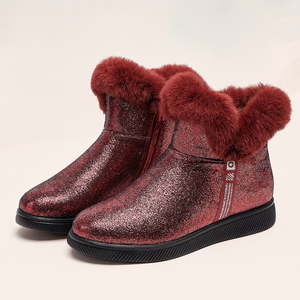 Botines para mujer efecto brillante invierno - Nivara