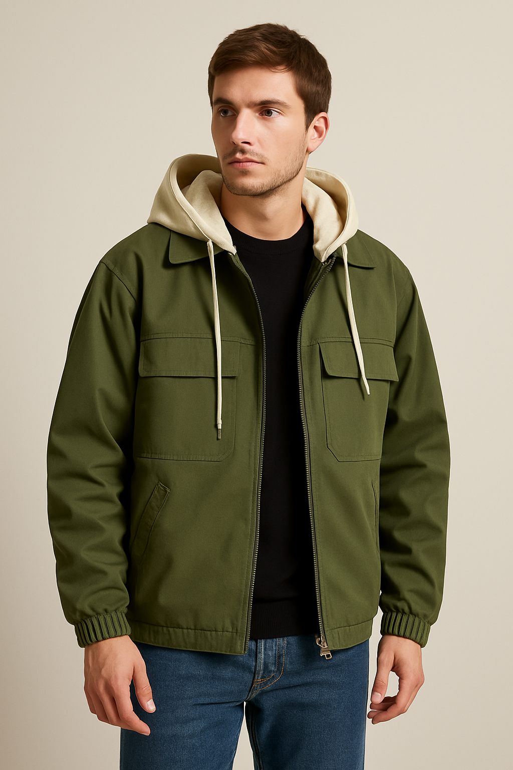 Chaqueta para hombre efecto algodón - Marek