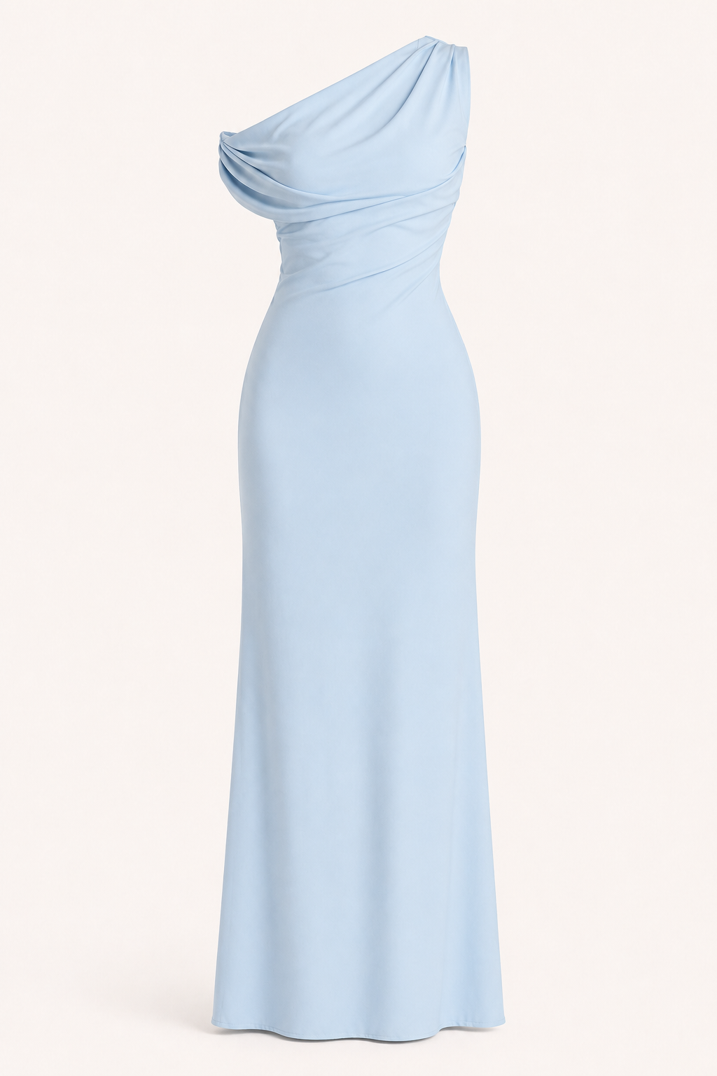 Vestido largo un hombro mujer drapeado - Guita
