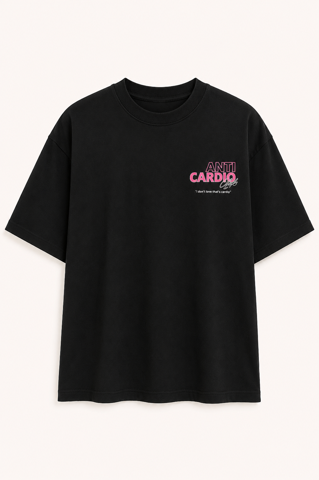 Playera oversize de entrenamiento con estampado gráfico - Jannik