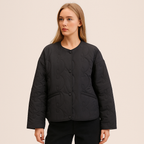 Chaqueta acolchada con patrón de lazos - Maeren