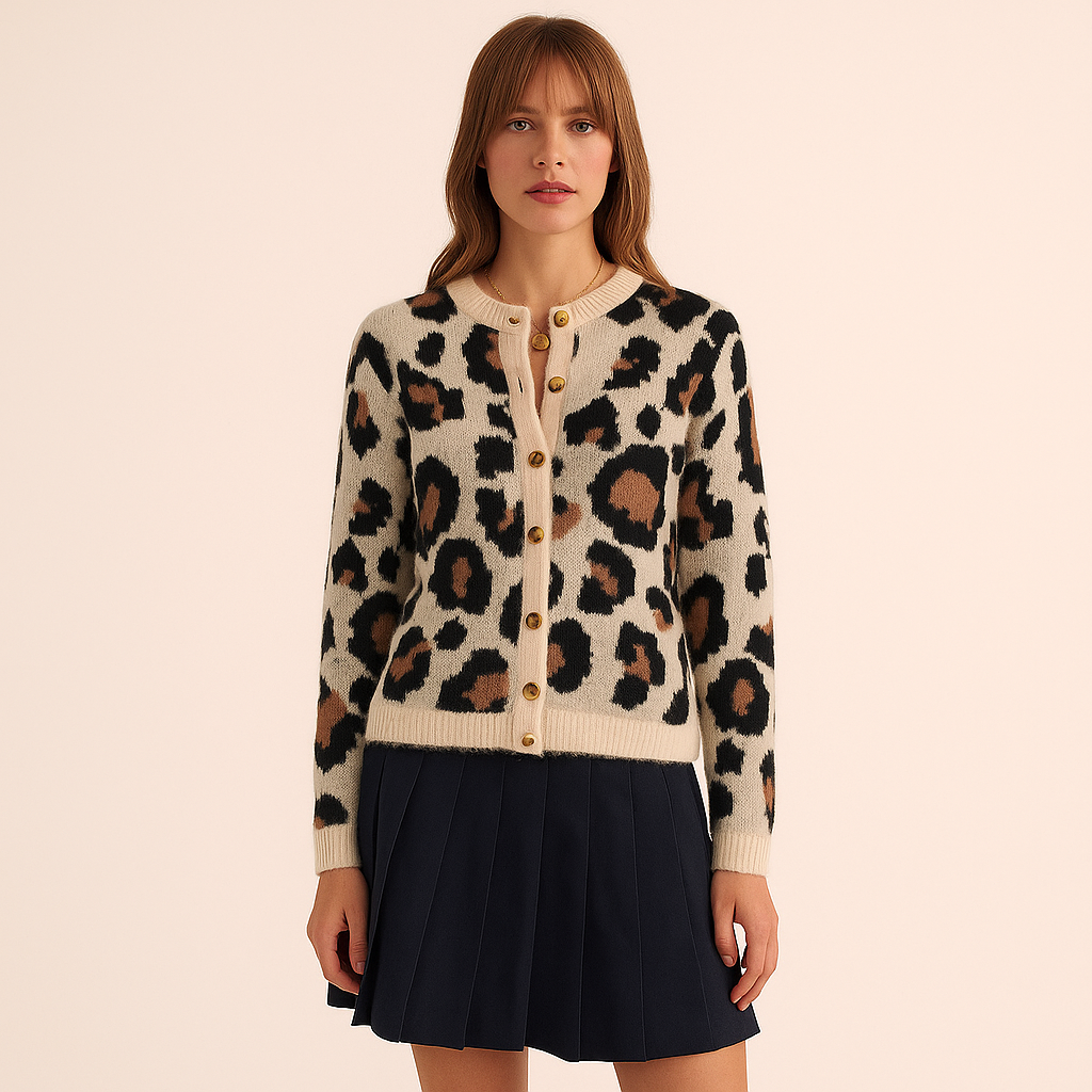 Cárdigan para mujer con estampado moderno - Alvéra