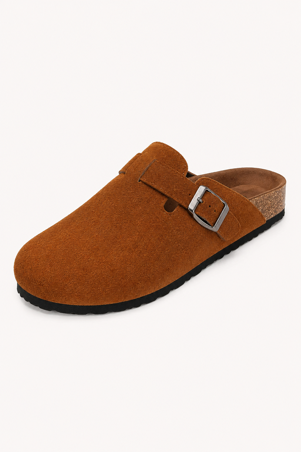 Zuecos unisex cerrados con tira ajustable, hebilla lateral y talón abierto - Hartmut