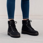 Botas para mujer de estructura reforzada con cordones frontales – Ismarie
