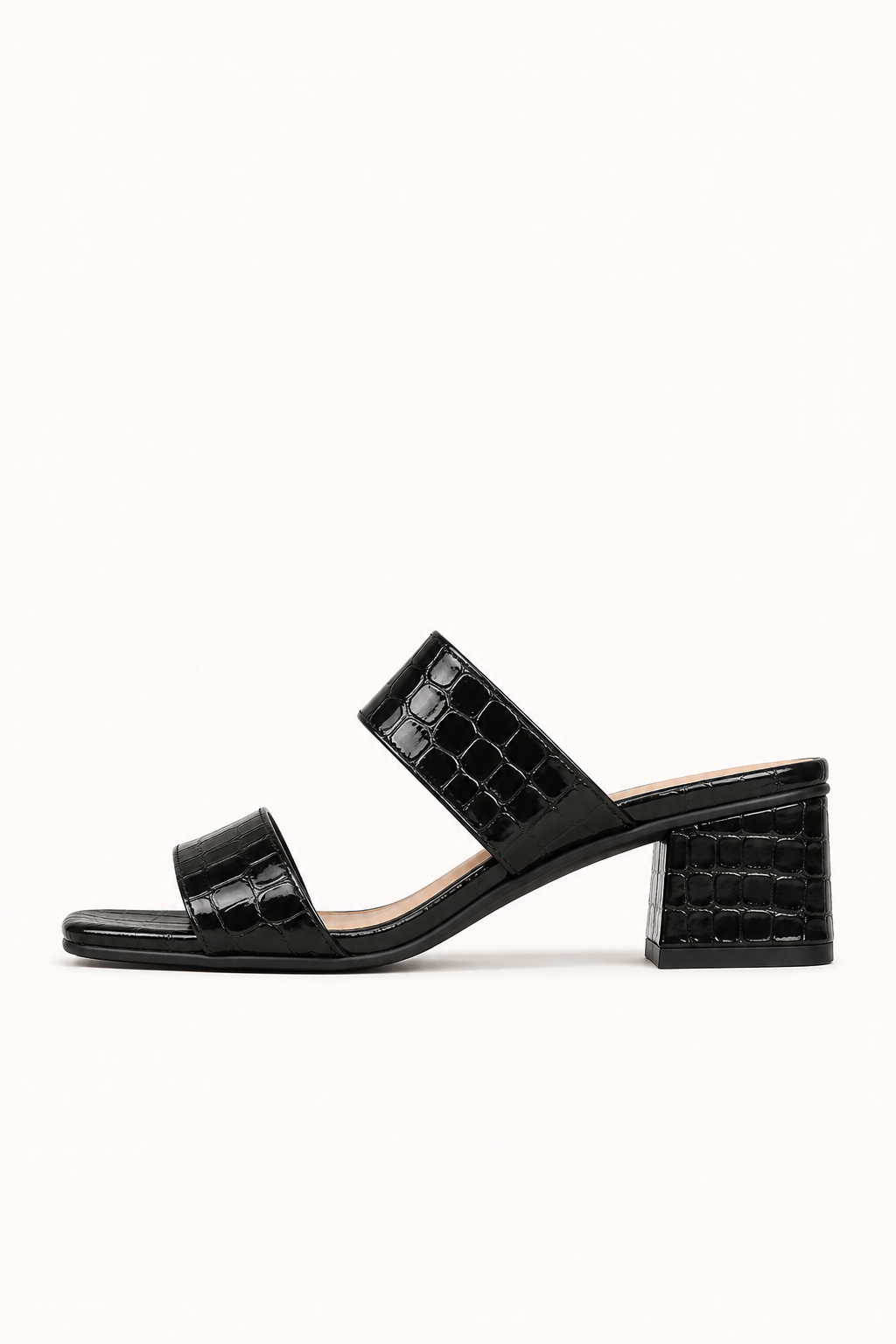 Sandalias de tacón medio para mujer con doble tira y diseño elegante - Meike