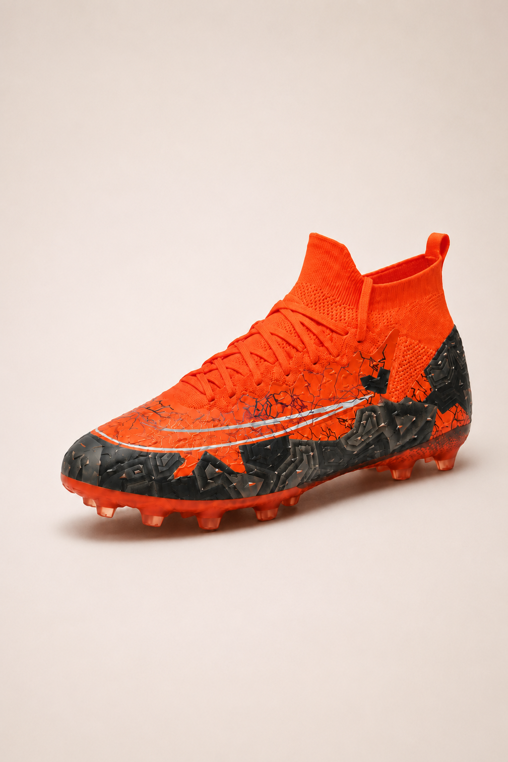 Botas de fútbol con tacos y cuello elástico de caña media - Leif