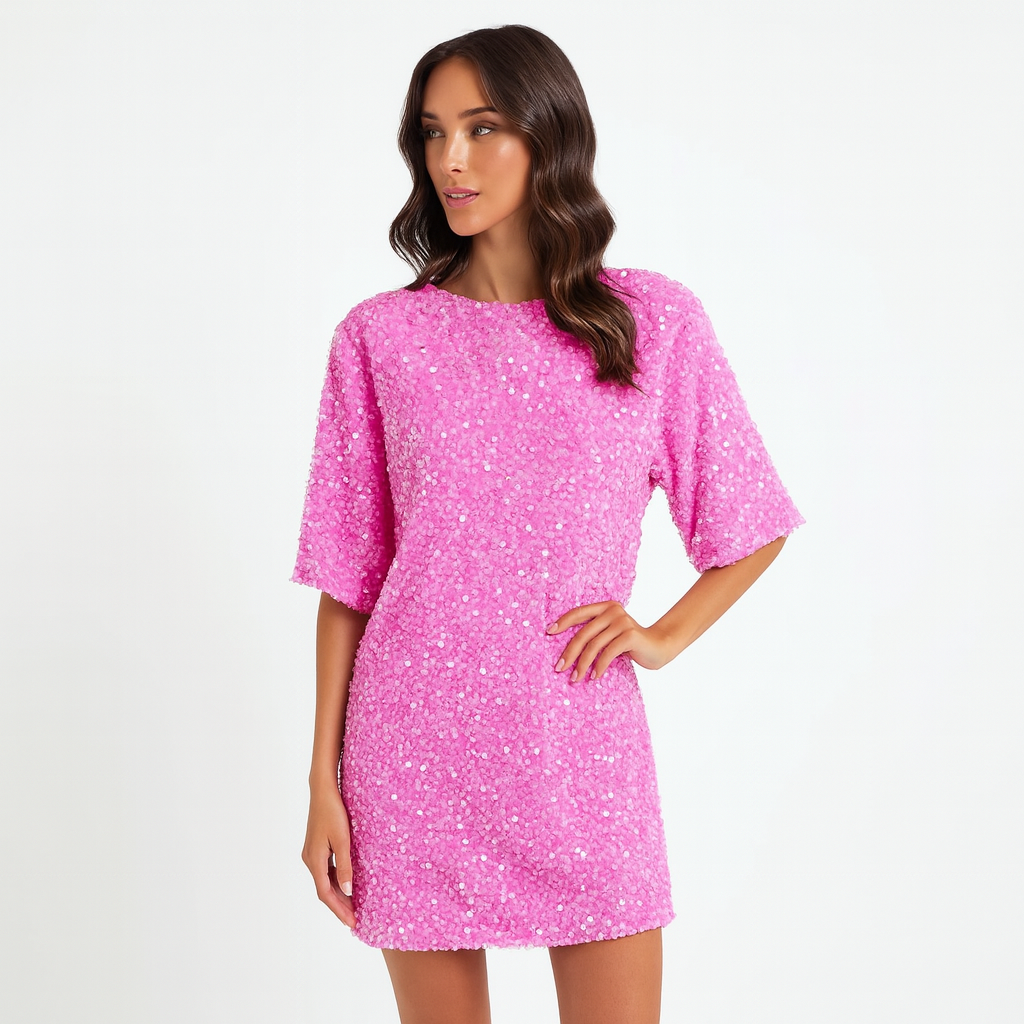 Vestido para mujer efecto lentejuelas - Nalhira