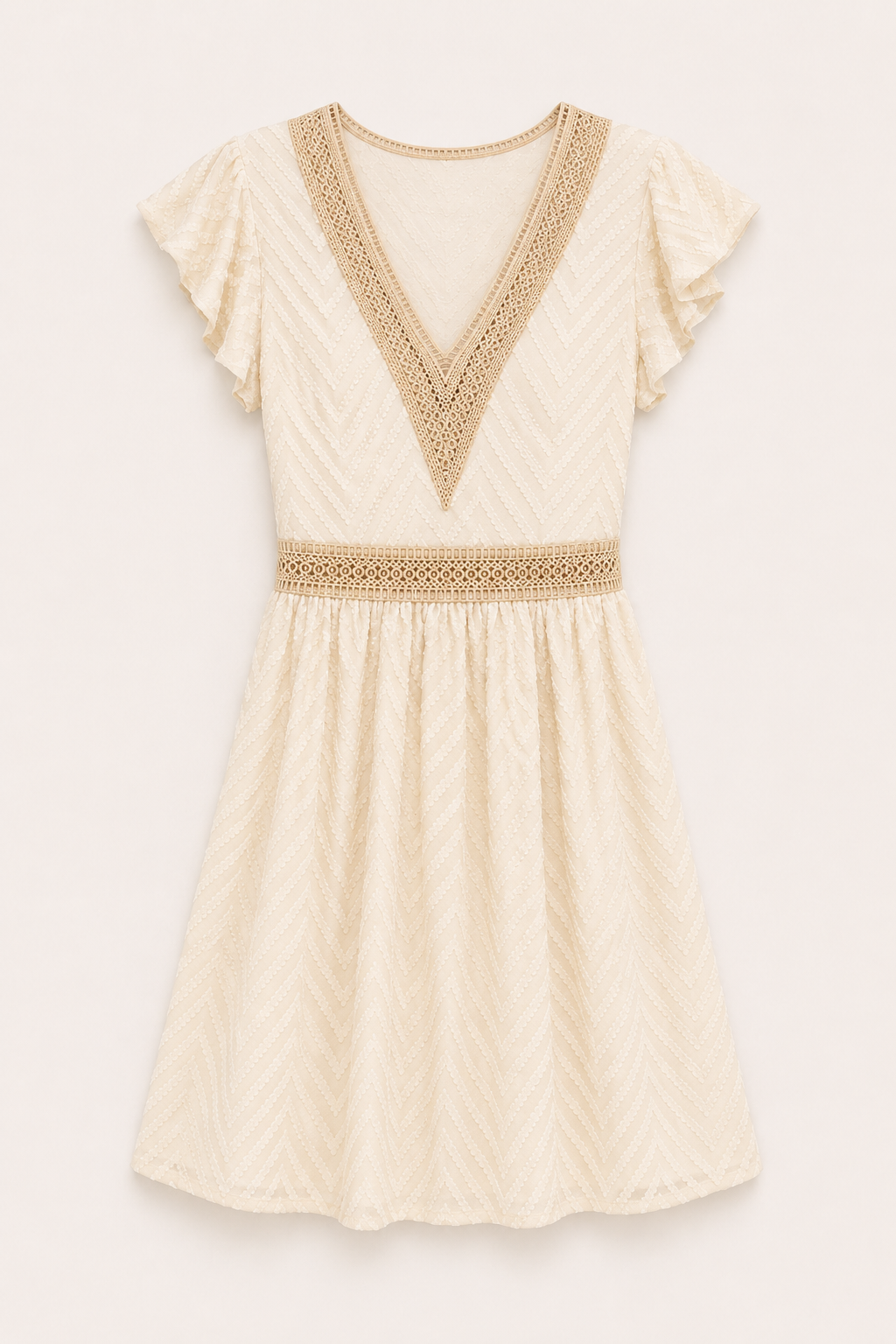 Vestido de verano bohemio para mujer de manga corta - Maja