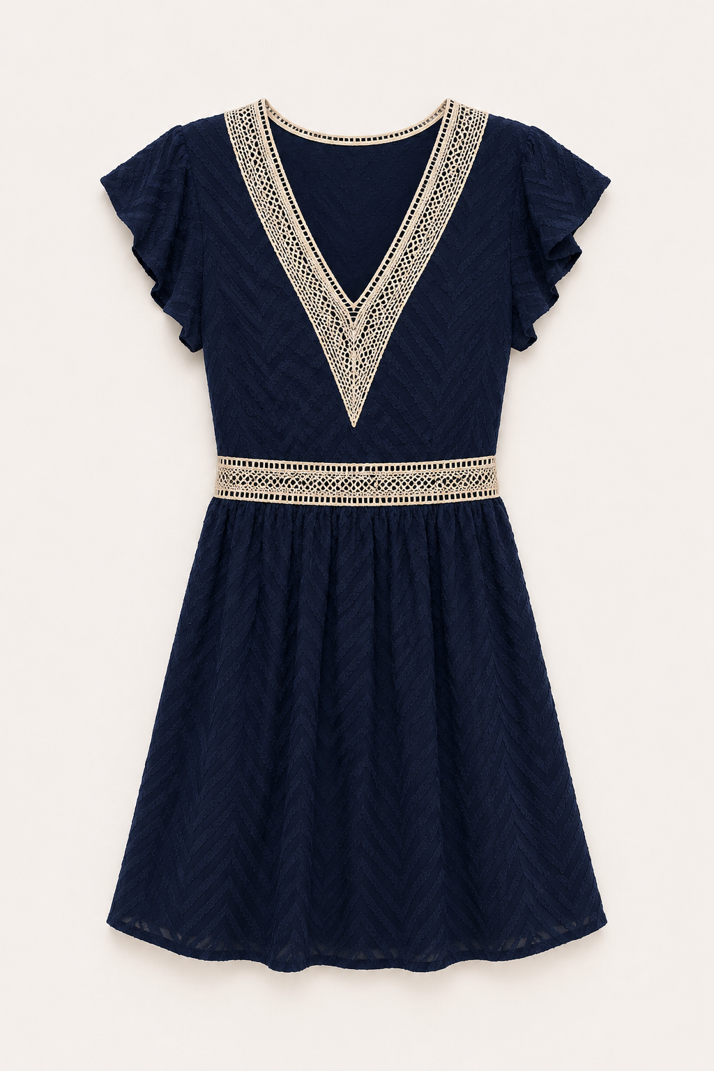 Vestido de verano bohemio para mujer de manga corta - Maja