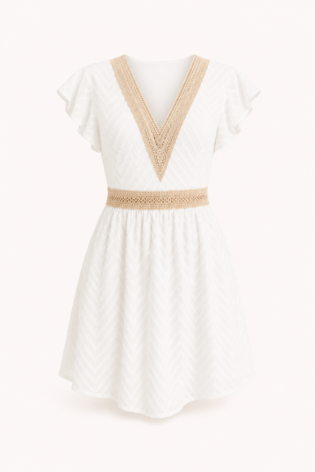 Vestido de verano bohemio para mujer de manga corta - Maja
