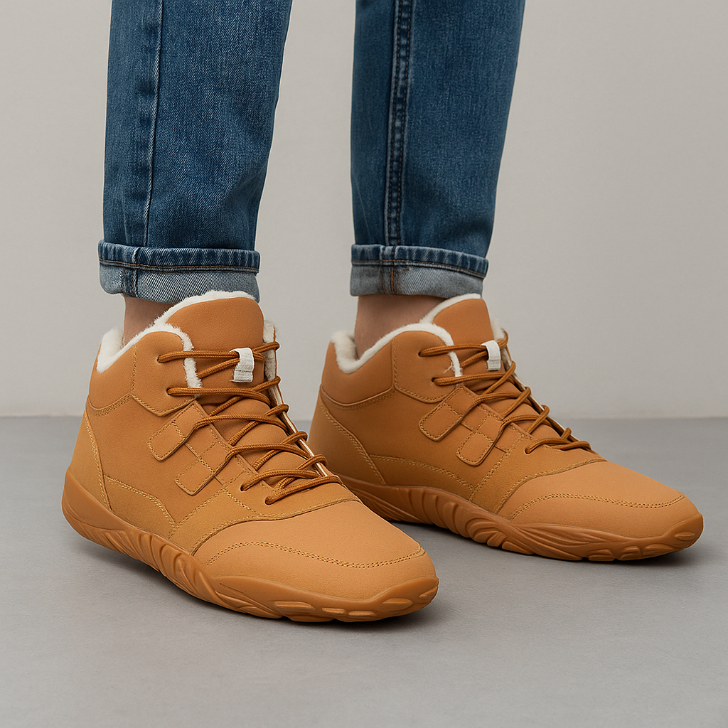 Barefoot para hombre estilo invernal con interior afelpado - Draevin