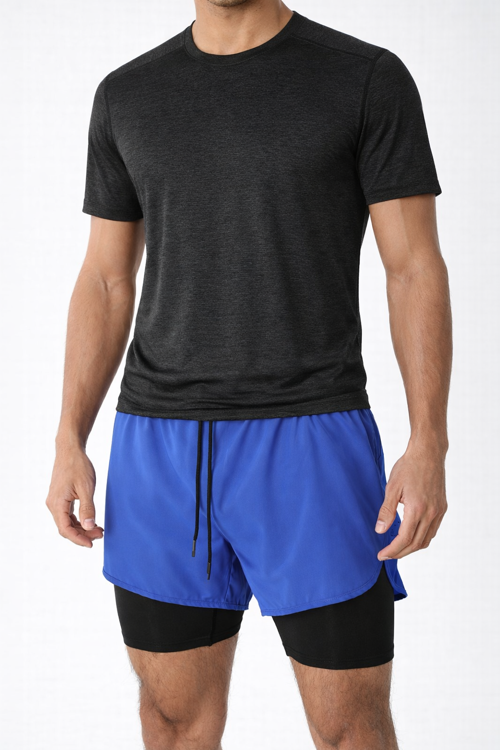 Shorts deportivos dry fit doble capa interior - Bjarn