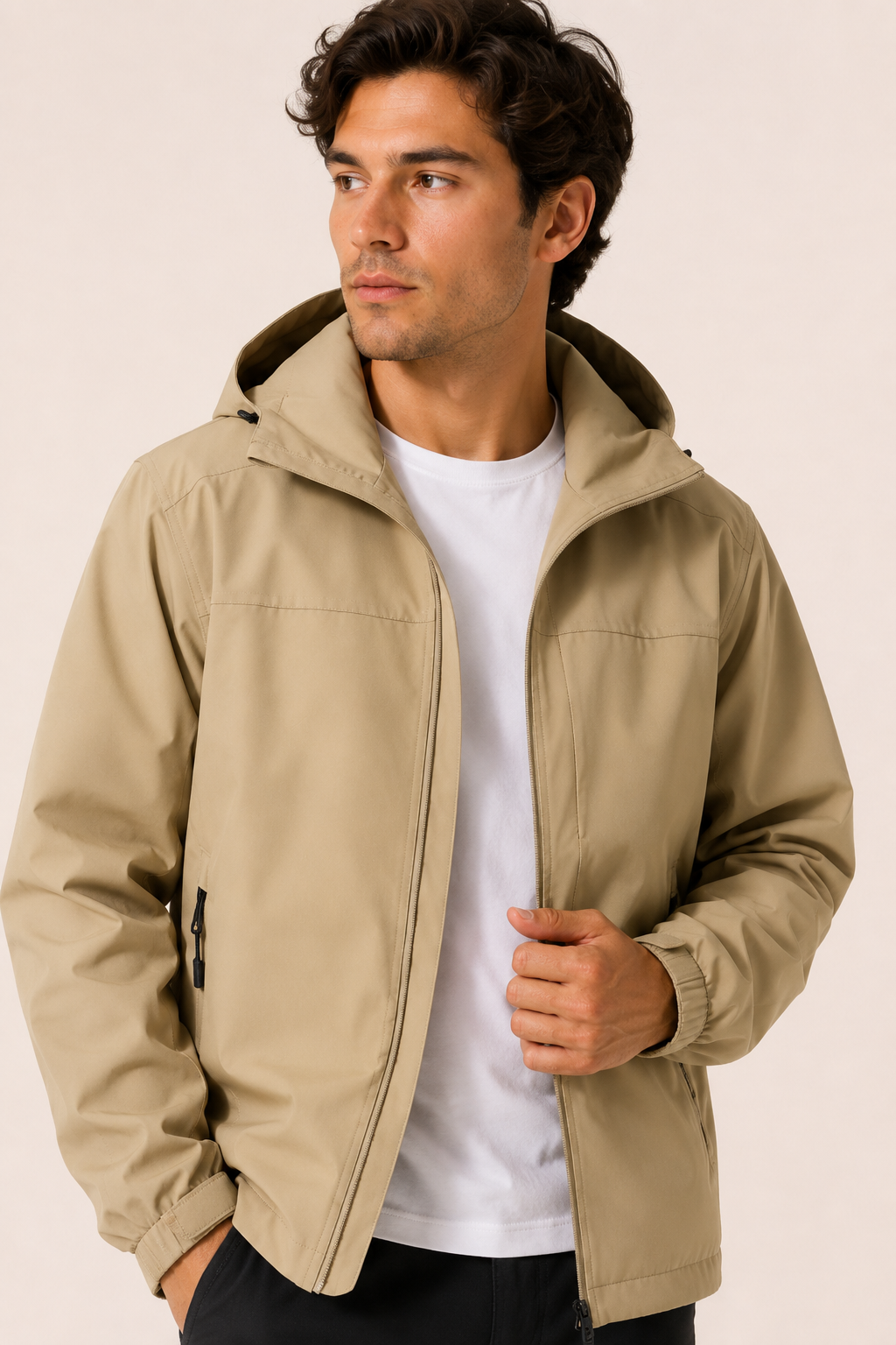 Chaqueta outdoor para hombre impermeable ligera con capucha - Millan