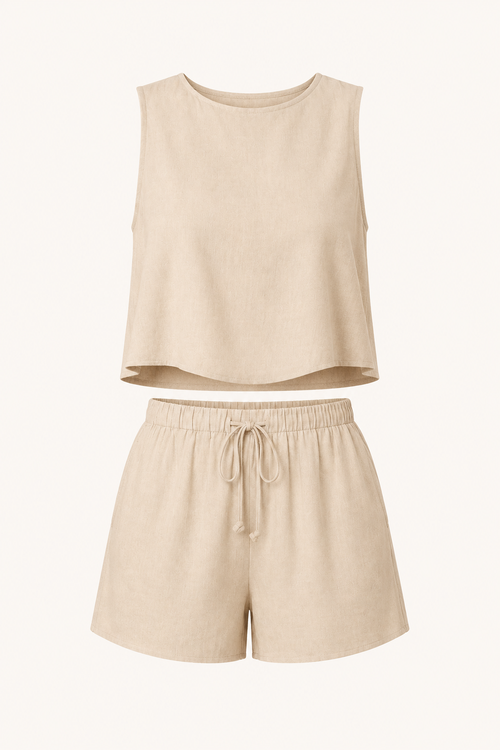 Conjunto mujer verano top sin mangas y short - Anika