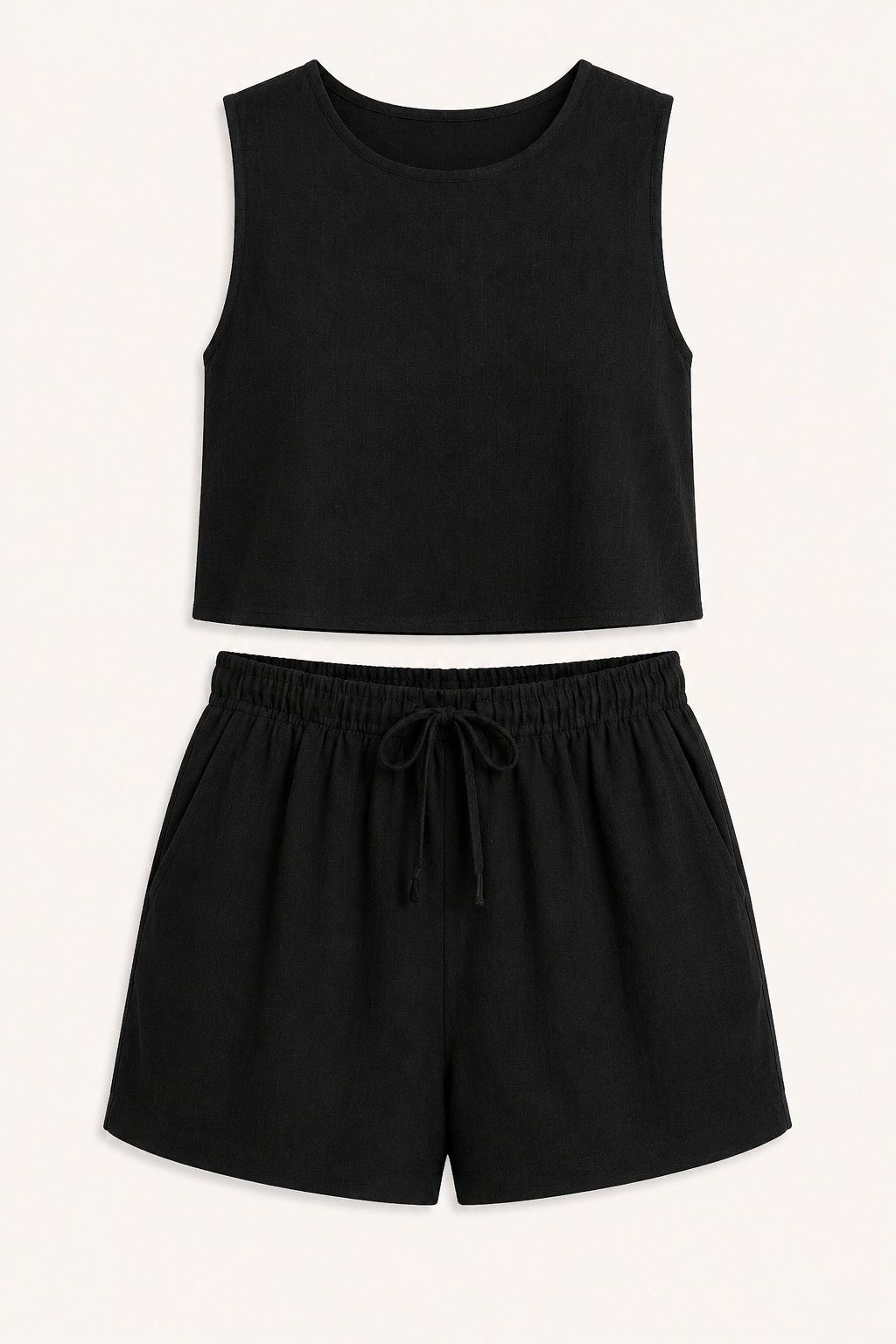 Conjunto mujer verano top sin mangas y short - Anika