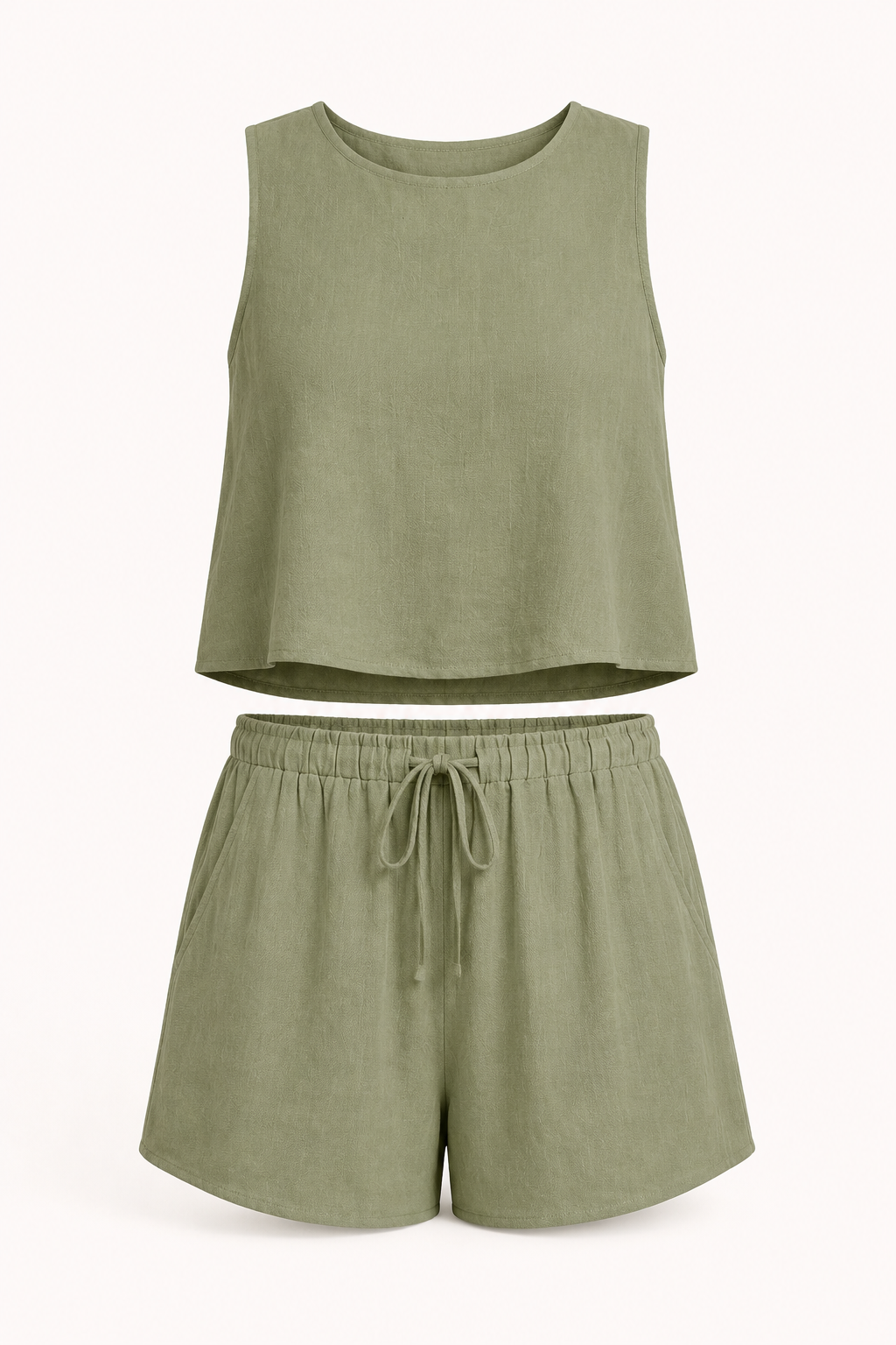 Conjunto mujer verano top sin mangas y short - Anika