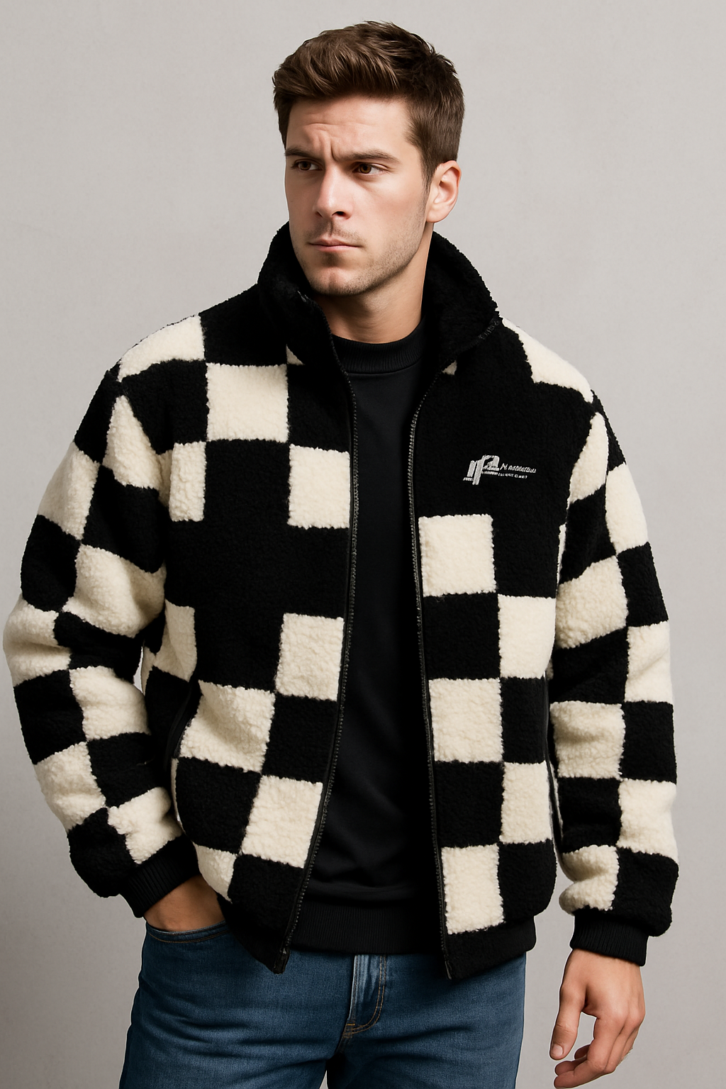 Chaqueta para hombre efecto afelpado invierno - Davor