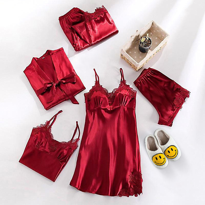 Conjunto pijama para mujer satinado - Klea