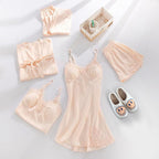 Conjunto pijama para mujer satinado - Klea