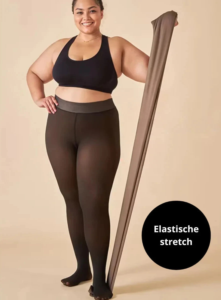 Pantys termicas mujer slim fit con forro polar - Delphine