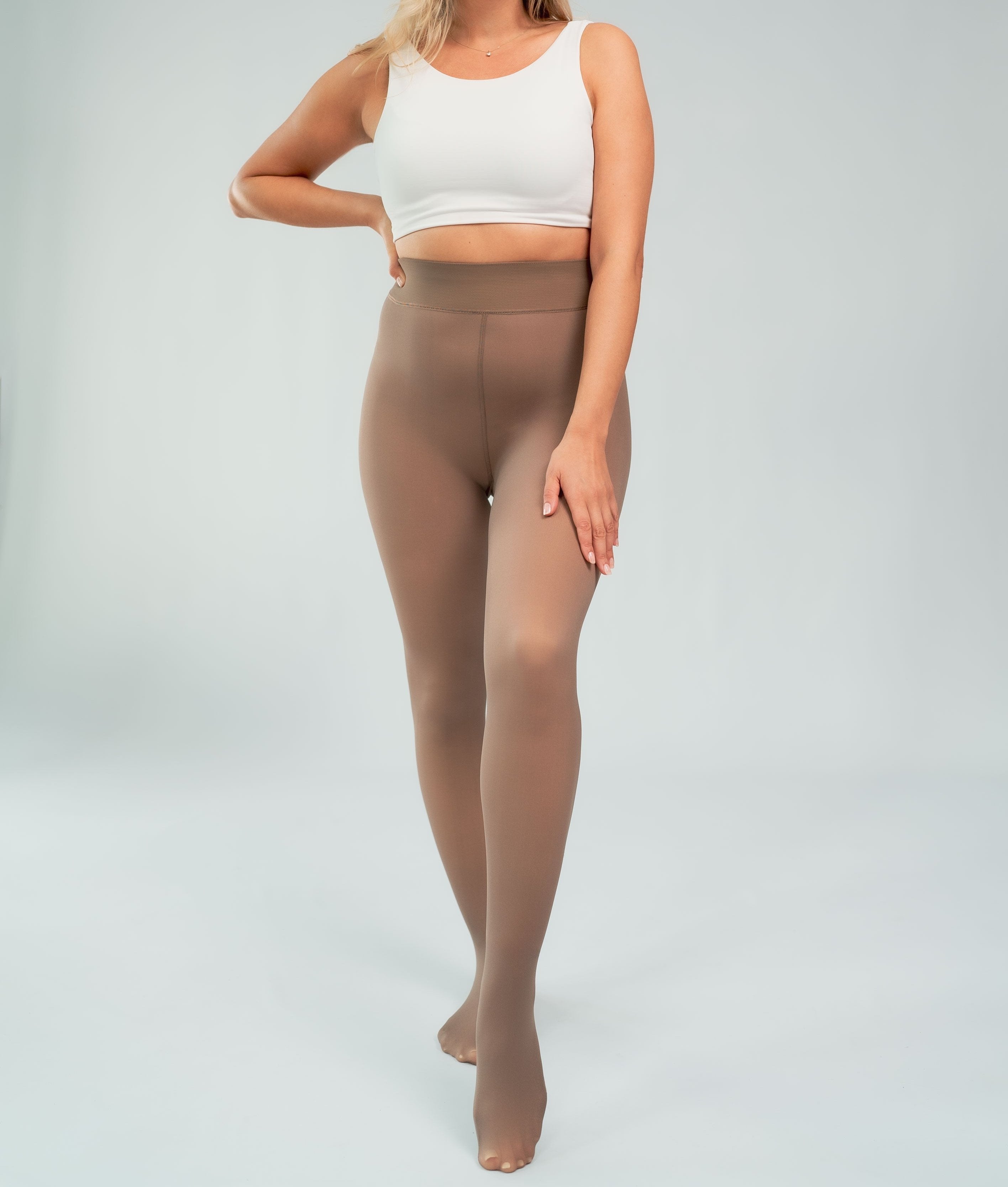 Pantys termicas mujer slim fit con forro polar - Delphine