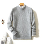 Elegante jersey de cachemira para hombre en varios colores
