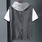 Reeves Chaleco Denim con Capucha