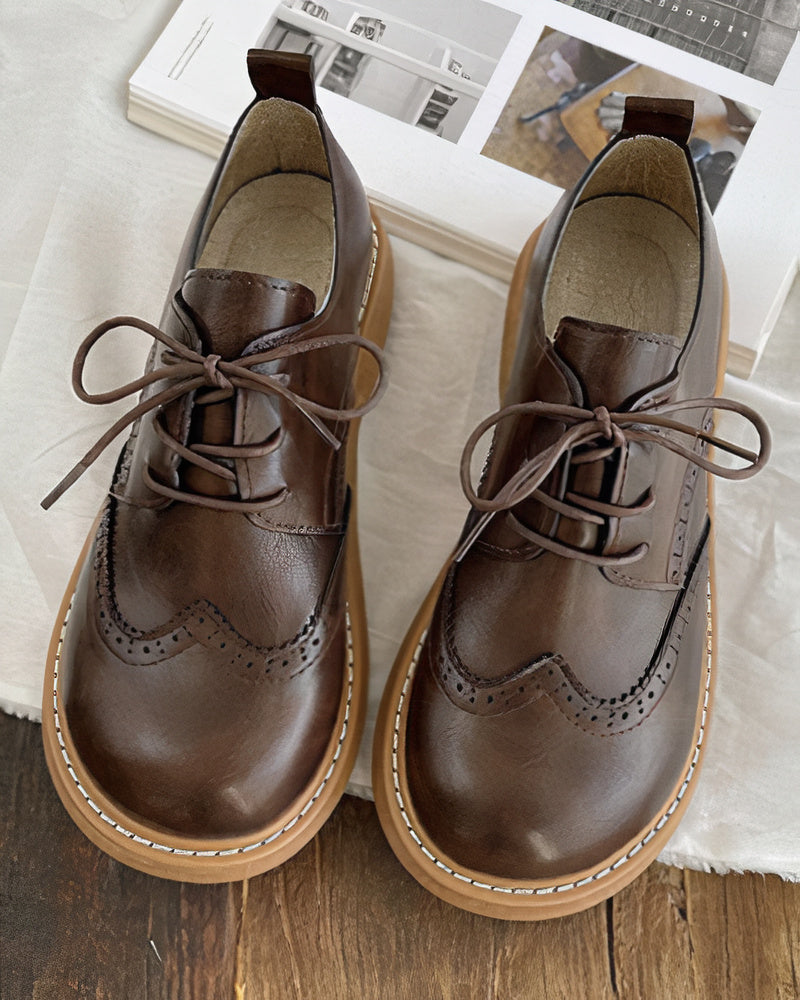 Zapatos oxford ortopédicos para mujer - Blanca