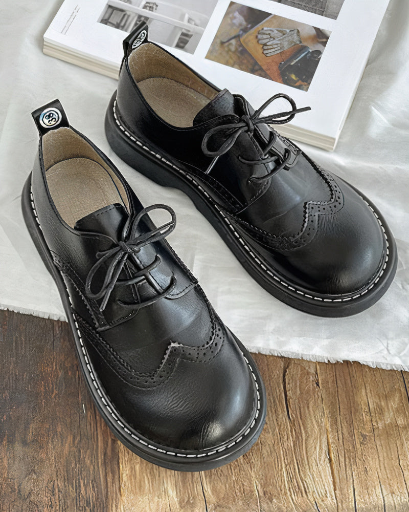 Zapatos oxford ortopédicos para mujer - Blanca