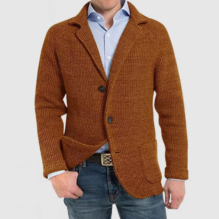 Elegante cárdigan de hombre para los negocios y el ocio