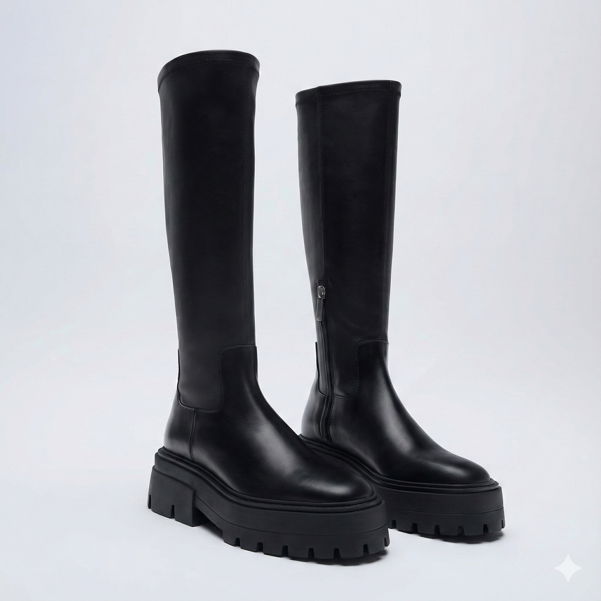 Botas de plataforma para mujer de caña alta - Kryndel