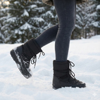 Botas de nieve para mujer impermeables acolchadas de caña media - Kolesa
