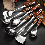 Juego de Utensilios de Cocina de Acero Inoxidable