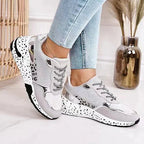Jana - Elegantes zapatos de cordones con estampado de leopardo para un look a la última