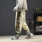 Pantalones Harajuku oversize con bordado y patchwork - Len