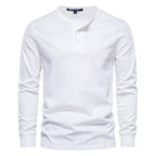 Camisa casual de manga larga para hombre